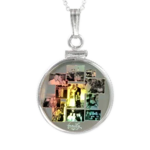 Personalized Coin Pendant Sterling Silver
